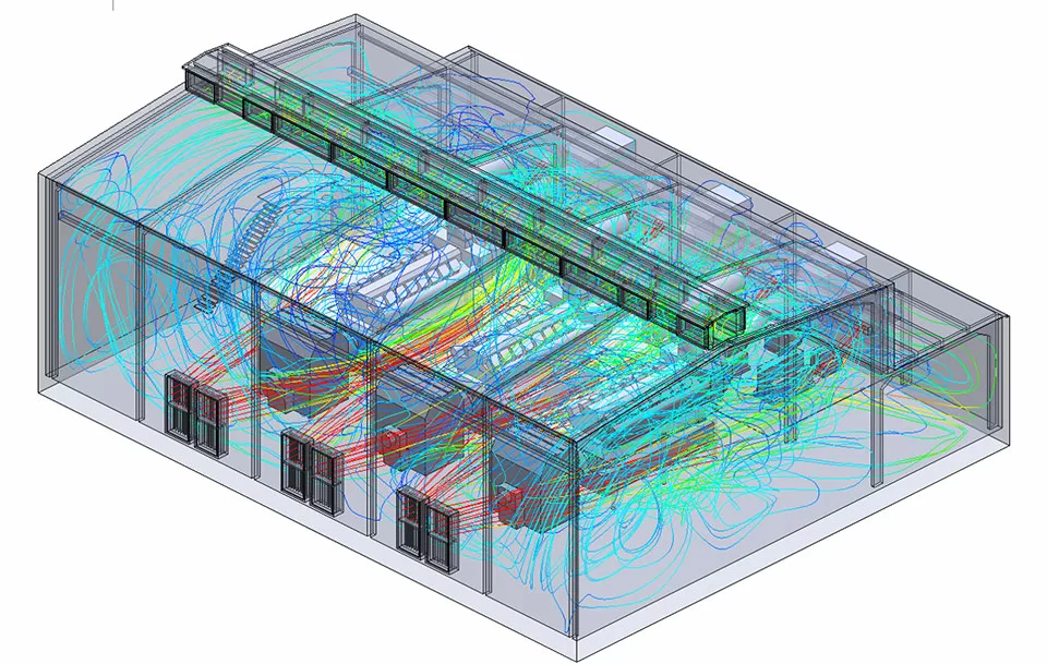 bâtiment datas center